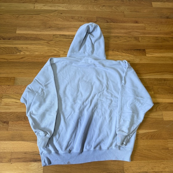 Brandy Melville John Galt Yosemite Sierra Nevada Bear Hoodie Blue Size XL - Picture 7 of 7